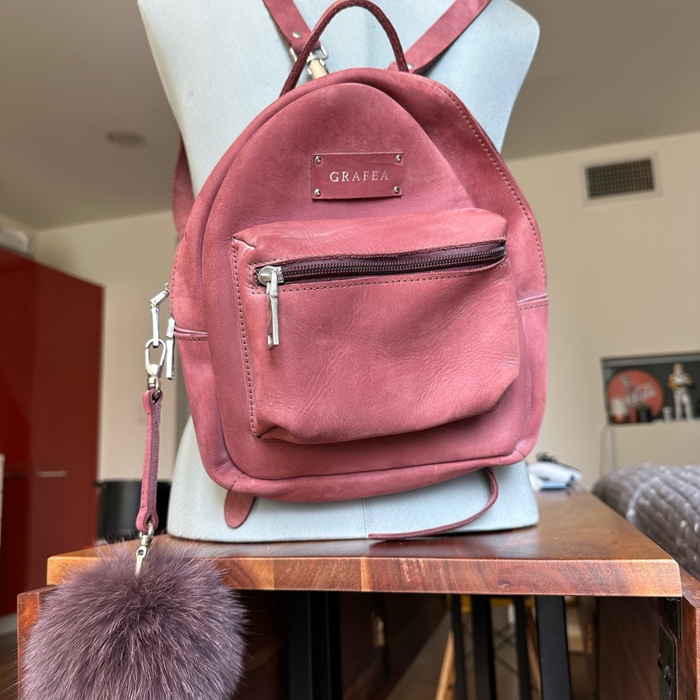 Grafea mini backpack with Pom Pom